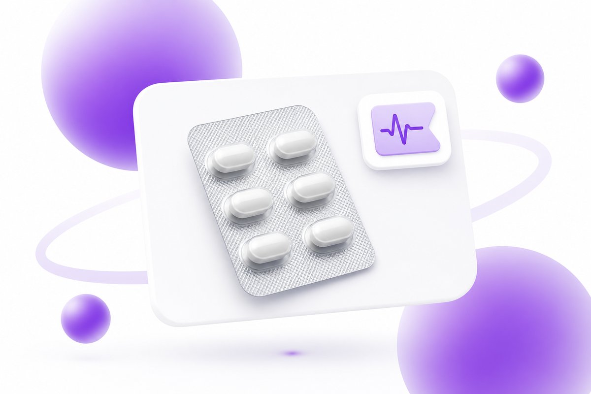 Zithromax 250 mg Z-Pak wallet on a course calendar